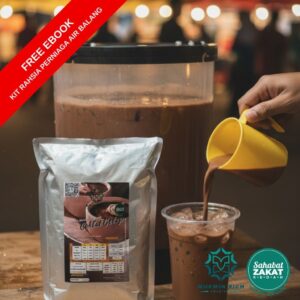 Dark Coklat Powder 1kg Mukmin Rich | Serbuk Minuman Premium Untuk Air Balang, Sticky Milk, Ais Blended & Aiskrim