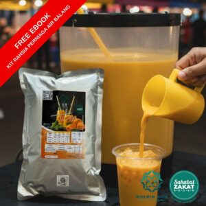 Mango Milk Powder 1kg Mukmin Rich | Serbuk Minuman Premium Untuk Air Balang, Sticky Milk, Ais Blended & Ais