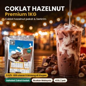 Coklat Hazelnut Mukmin Rich — gambar utama pek sebenar