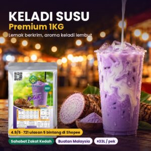Keladi Susu Mukmin Rich — gambar utama pek sebenar