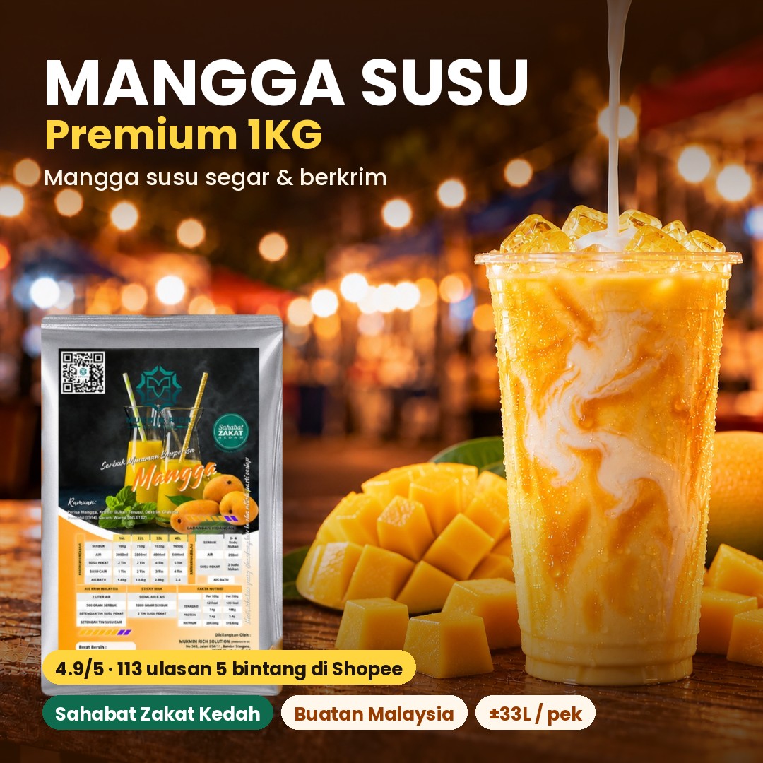 Mango Susu Mukmin Rich — gambar utama pek sebenar