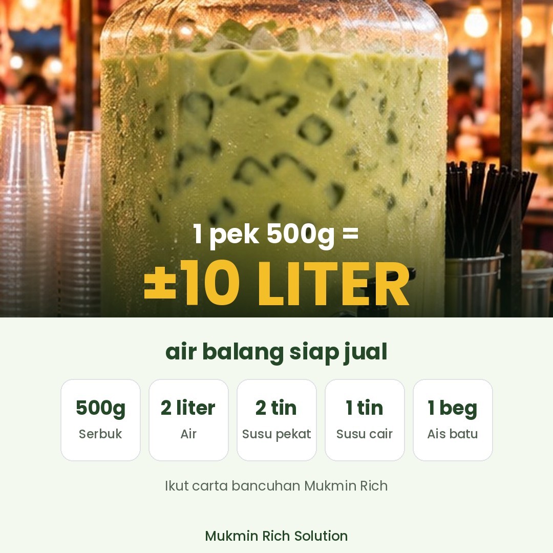 Green Tea Mukmin Rich — 33liter