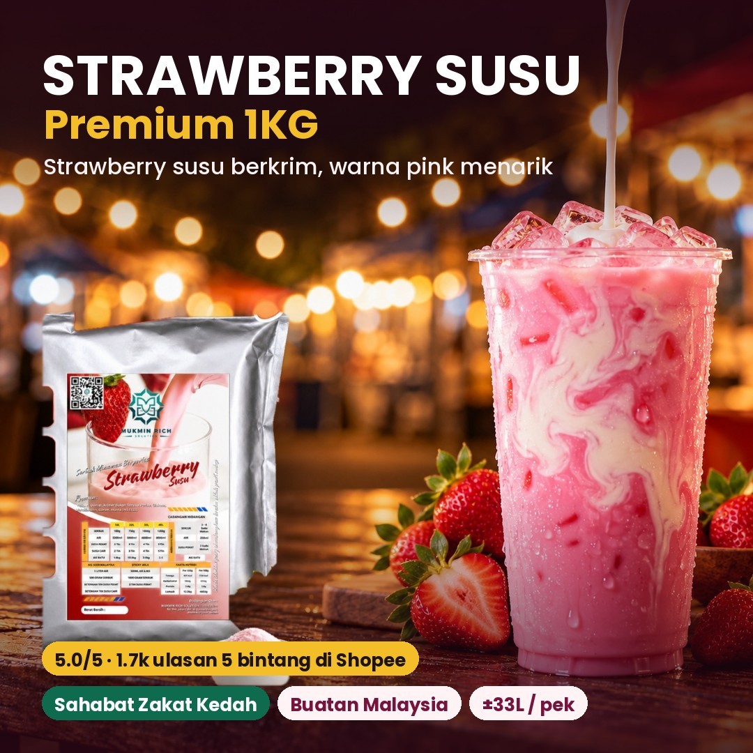 Strawberry Milk Mukmin Rich — utama