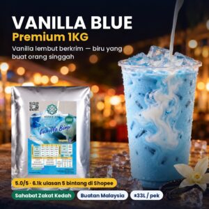 Vanilla Blue Mukmin Rich — gambar utama pek sebenar