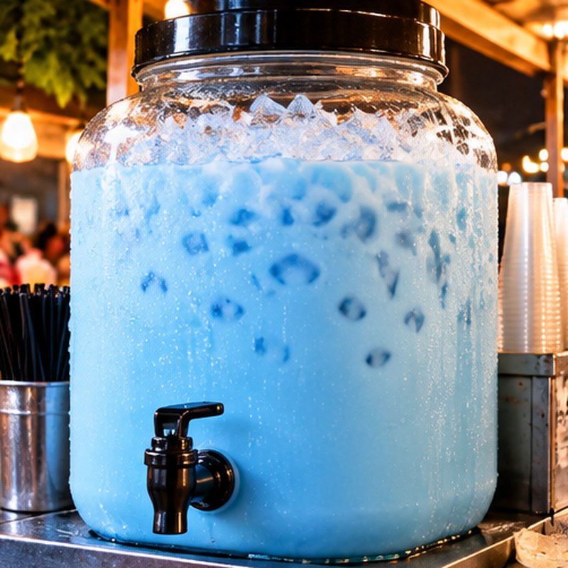 Air balang vanilla biru