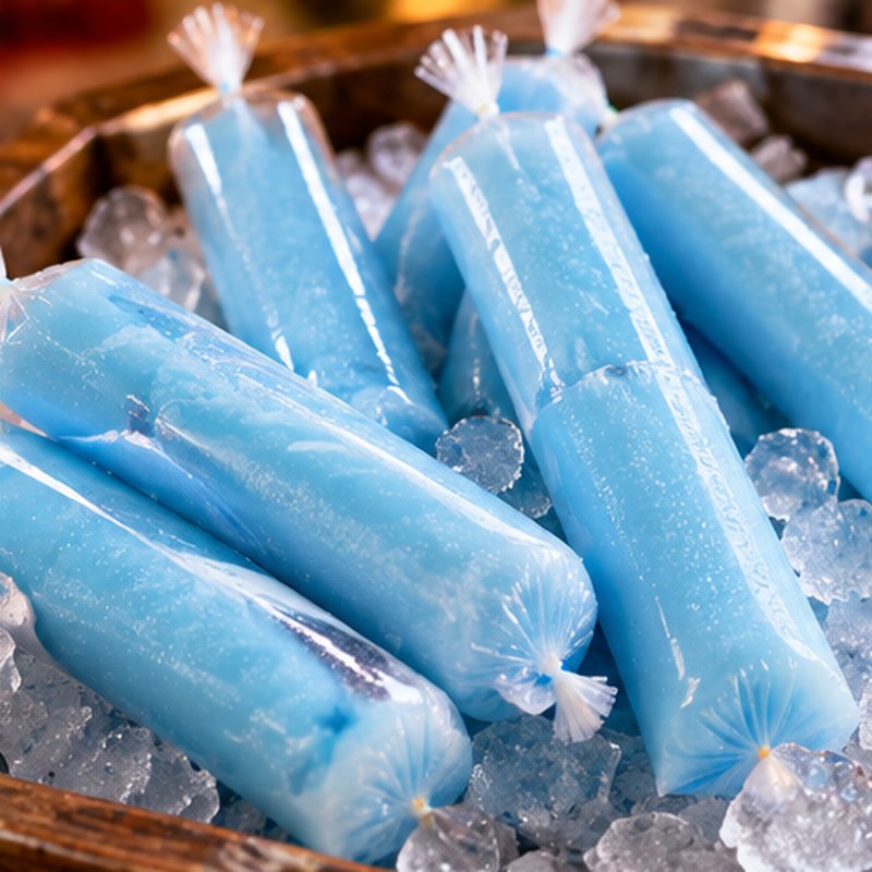 Aiskrim Malaysia vanilla biru